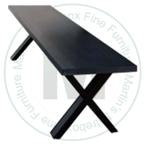 Oak Winchester Bench 14''D x 72''W x 18''H