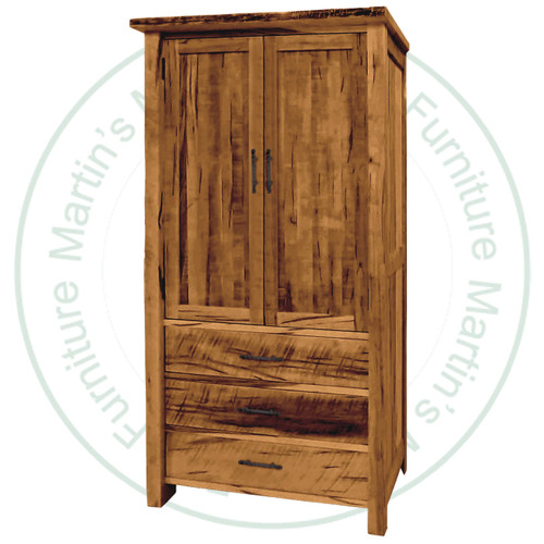 Wormy Maple Edgewood Armoire
