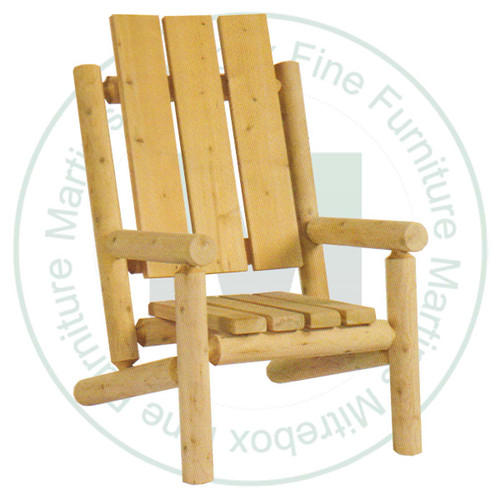 Modern Log Chair