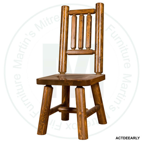 Hinterland Mission Back Log Side Chair.