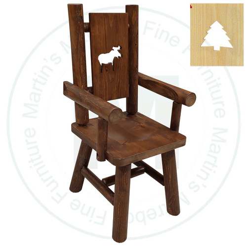 Hinterland Cut - Out Tree Log Arm Chair.