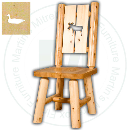 Hinterland Cut - Out Loon Log Side Chair.