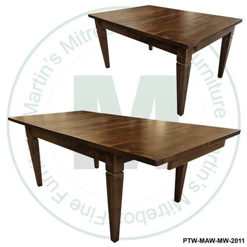 Maple Elmira Harvest 1.25'' Table Top 48''D x 84''W x 30''H With 2 - 12'' Leaves