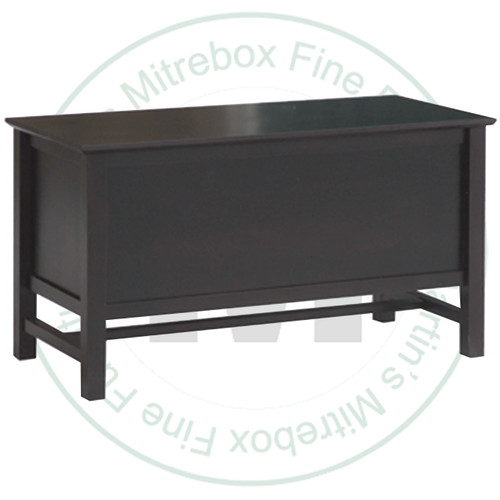 Maple Brooklyn Blanket Box 19.5''D x 41''W x 23''H