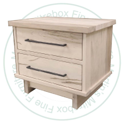 Wormy Maple Epic 2 Drawer Nightstand