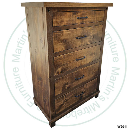 Maple Adirondack 5 Drawer Chest