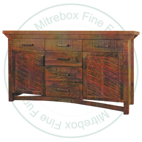 Pine Rustic Carlisle Server