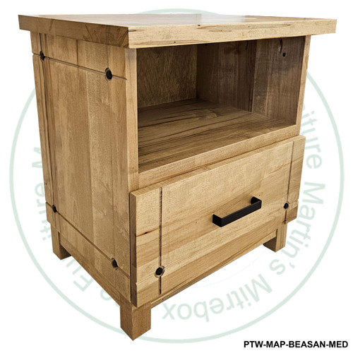 Oak Heritage Open Night Stand