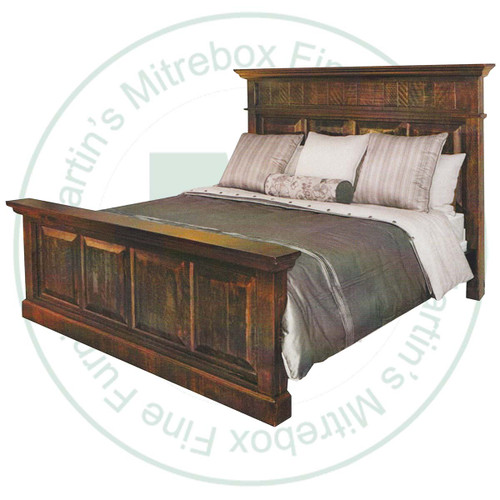Oak Rustic Philippe Queen Bed