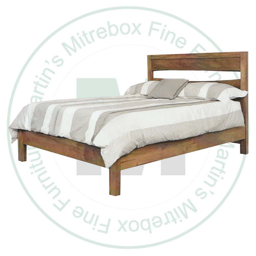 Oak Riverside Queen Panel Bed