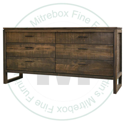 Oak Tempas 6 Drawer Dresser