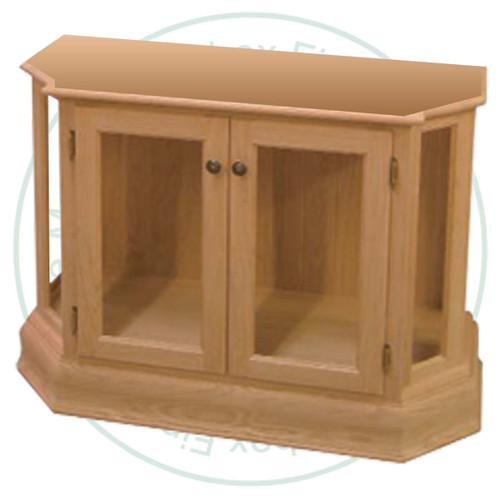 Oak Heritage Curio 42'' Wide x 32'' High x 17'' Deep