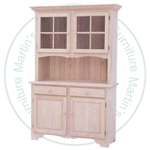 Maple Canadiana Curio 32'' Wide x 79'' High x 19'' Deep