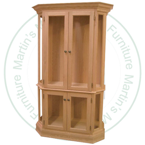 Pine Heritage Curio 42'' Wide x 79'' High x 17'' Deep
