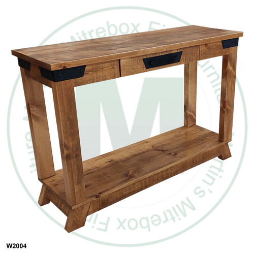 Maple Hamilton 1 Shelf 1 Drawer Hall Table