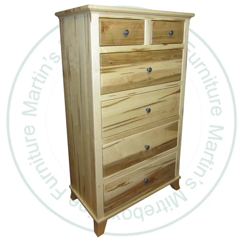 Maple Bourbon 6 Drawer Tallboy