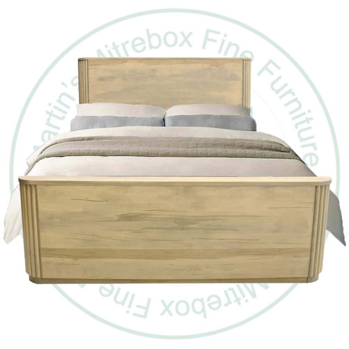Single Fiona Bed With 54'' Headboard and 22'' Footboard. Bed Dimensions 48'' Wide x 84'' Deep. ( Texture : Smooth Sanded. )
