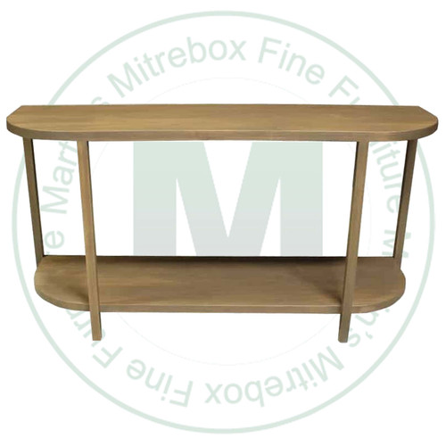 Pine Emile 60'' Rounded Sofa Table
