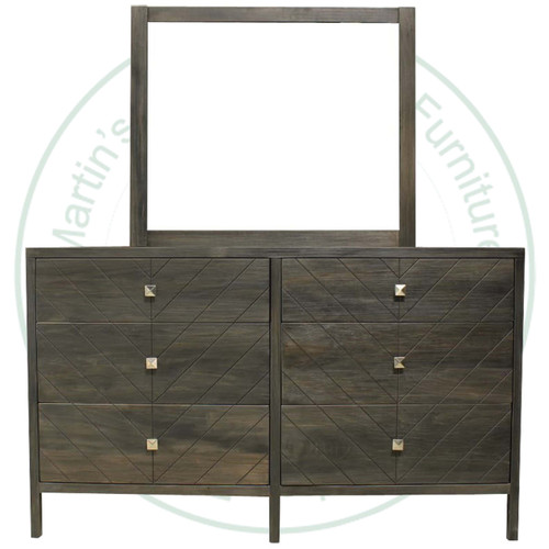 Pine Emile 6 Drawer Dresser