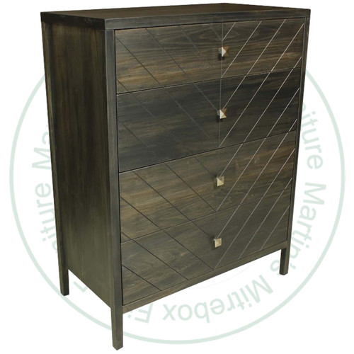 Pine Emile 4 Drawer Chest Of Drawers