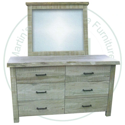 Wormy Maple Arcadia Live Edge Landscape Mirror