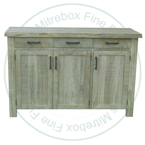 Wormy Maple Arcadia Live Edge 3 Door 3 Drawer Sideboard
