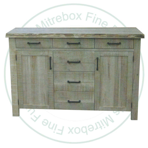 Wormy Maple Arcadia Live Edge 2 Door and 6 Drawer Sideboard