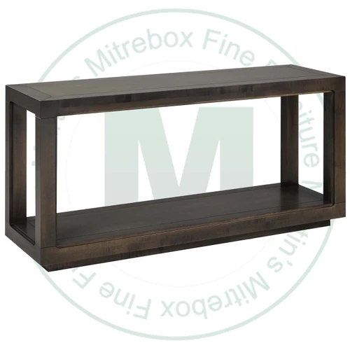 Oak Salone Console Table 18'' Deep x 48'' Wide x 30'' High.