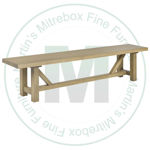 Oak Bay Street Bench 16''D x 78''W x 18''H