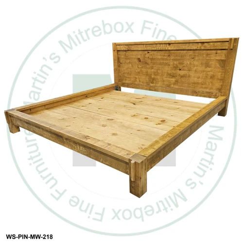 Pine Neo King Platform Bed Clearance Sale