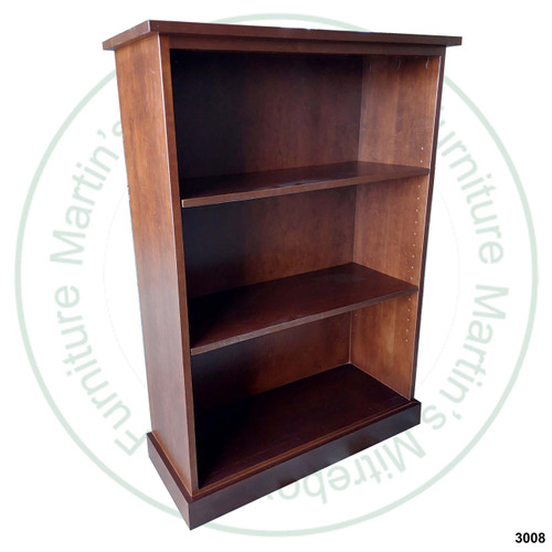 Pine Cottage 2 Adjustable Shelf Wide Bookcase