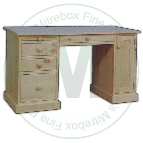 Pine Cottage Student Desk 48''W x 31''H x 24''D With 4 Drawers.