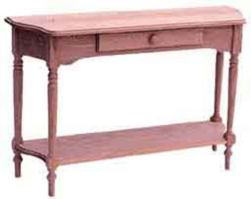 Pine Countryside Hall Table. 46''W x 30''H x 14''D With 1 Drawer