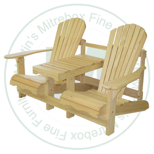 White Pine Gossip Seat