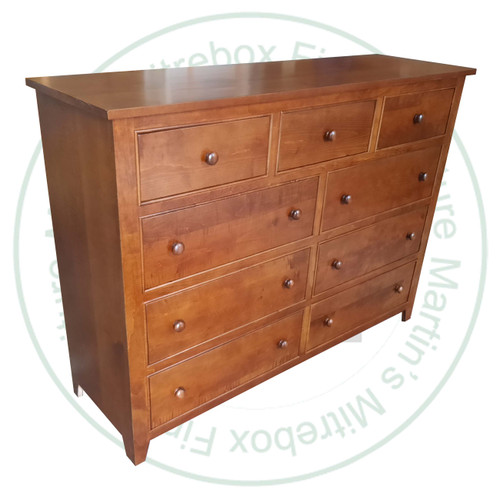 Oak A Series 9 Drawer Dresser