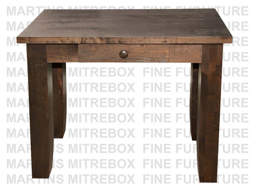 Pine Rough Sawn Hall Table With Drawer 14''D x 35''W x 30''H