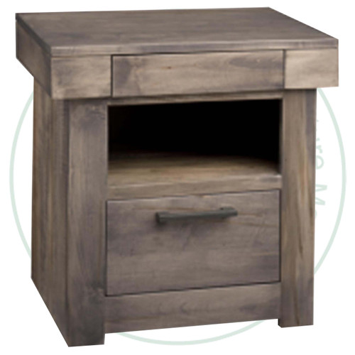 Oak Baxter Open Nightstand 19''D x 28''W x 28.5''H