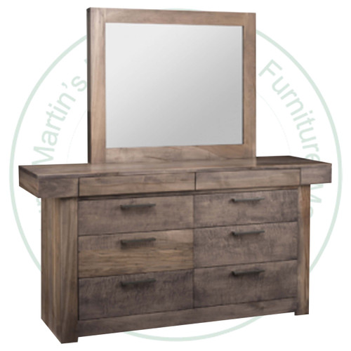 Oak Baxter Double Dresser 19''D x 69''W x 36''H With 8 Drawers