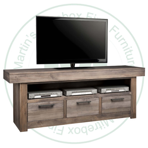 Oak Baxter HDTV Entertainment Cabinet 20''D x 74''W x 30''H