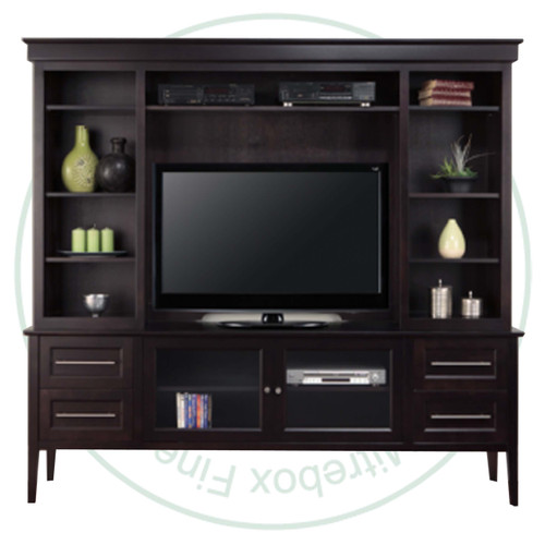 Maple Stockholm 84" HDTV Cabinet With Hutch