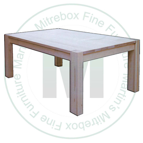 Maple Berlin Solid Top Harvest Table 42''D x 120''W x 30''H