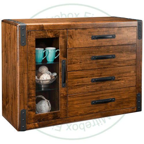 Maple Union Station Sideboard 18.5''D x 53.5''W x 39.5''H.