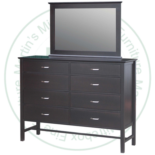 Maple Brooklyn Dresser 19.5''D x 70''W x 44.5''H With 8 Drawers