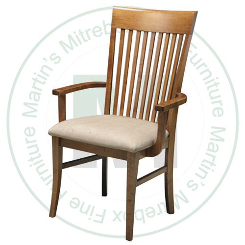 Maple Demi - Lume Arm Chair With Upholstered Seat