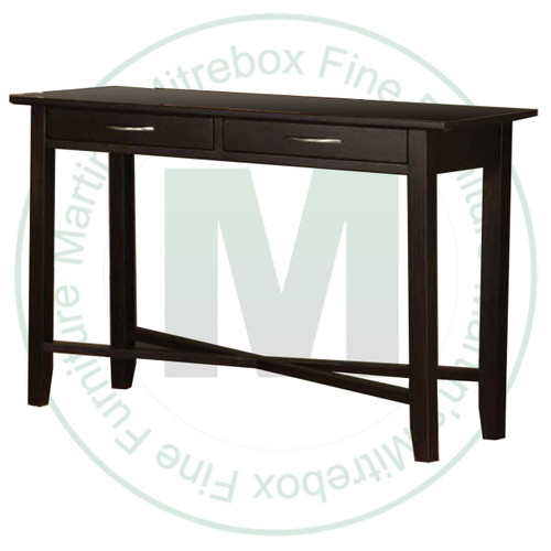 Oak Demi-Lume Rectangle Sofa Table 16''D x 46''W x 30''H