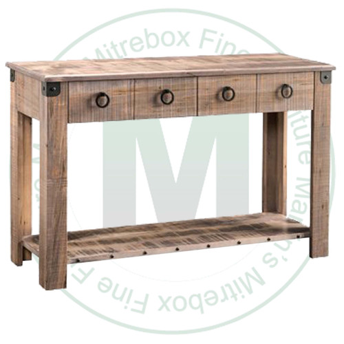 Maple Barrelworks Sofa Table 46''W x 30''H x 16''D