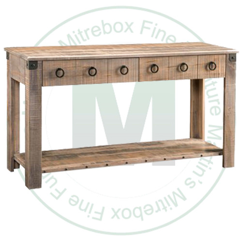 Maple Barrelworks Sofa Table 54''W x 30''H x 18''D