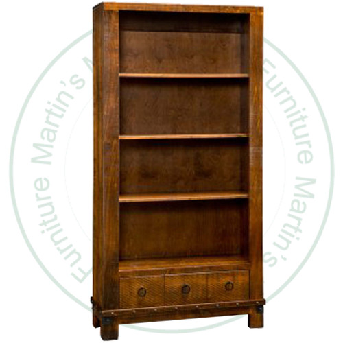 Maple Barrelworks High Bookshelf 40''W x 80.25''H x 14.5''D