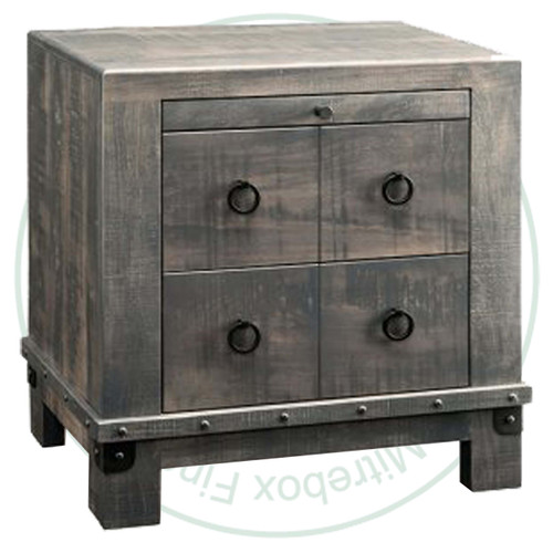 Maple Barrelworks Night Stand With 2 Drawers