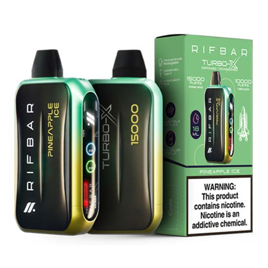 Rifbar Turbo-X Disposable Vape Device | 15000 Puffs